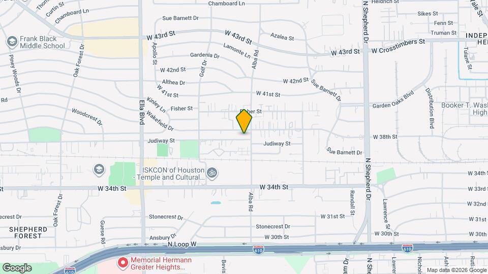 910 Judiway St Map and Location Details