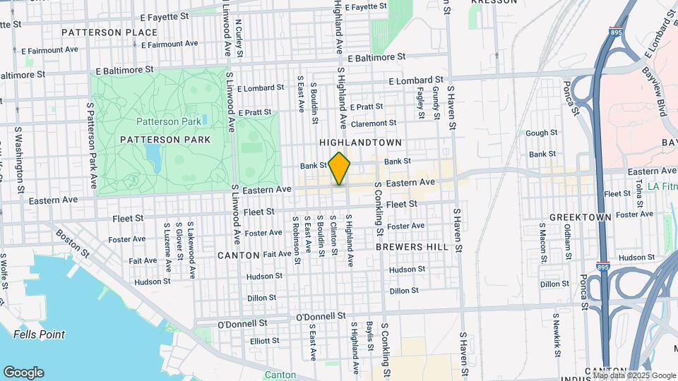 3315 Eastern Ave Map and Location Details