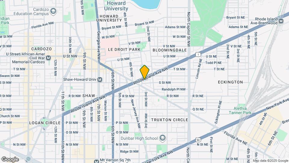 227 S St NW Map and Location Details