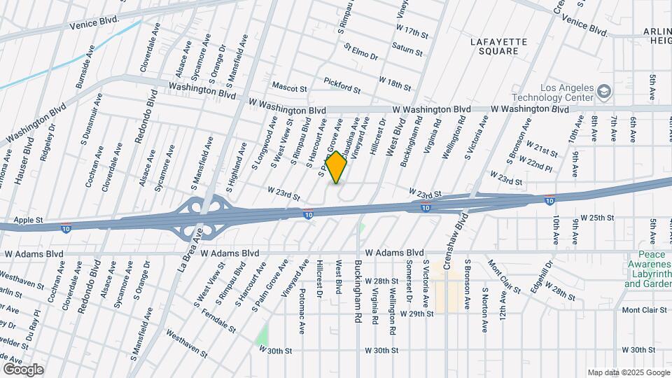 2317 Vineyard Ave Map and Location Details
