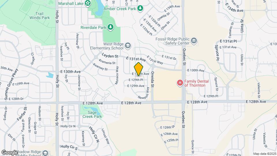 6719 E 129th Pl Mapa y Detalles de la Ubicación