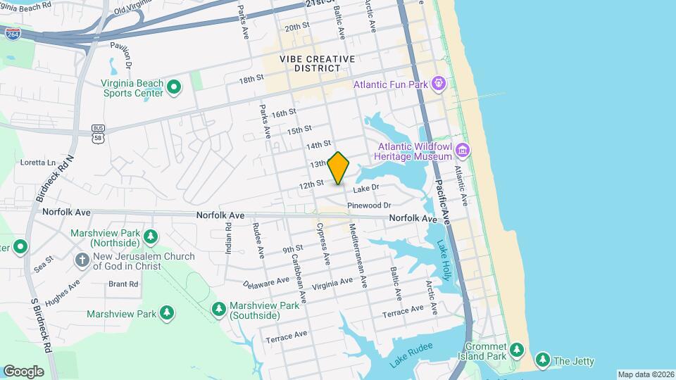 605 Lake Dr Map and Location Details