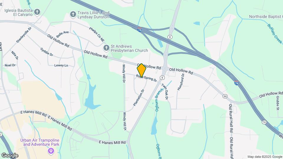 936 Rock Spring Dr Map and Location Details