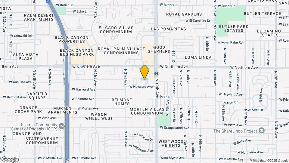 7766 N 19th Dr Map and Location Details