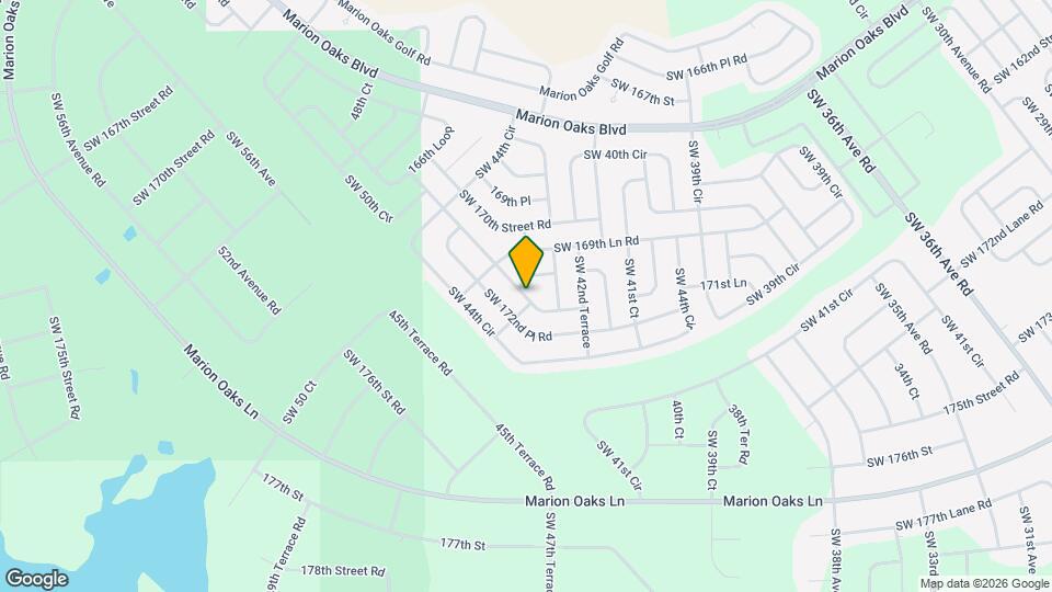 4411 SW 172nd Street Rd Map and Location Details