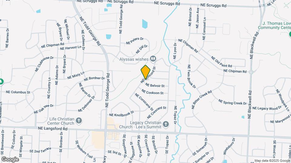2100 NE Belvoir St Map and Location Details