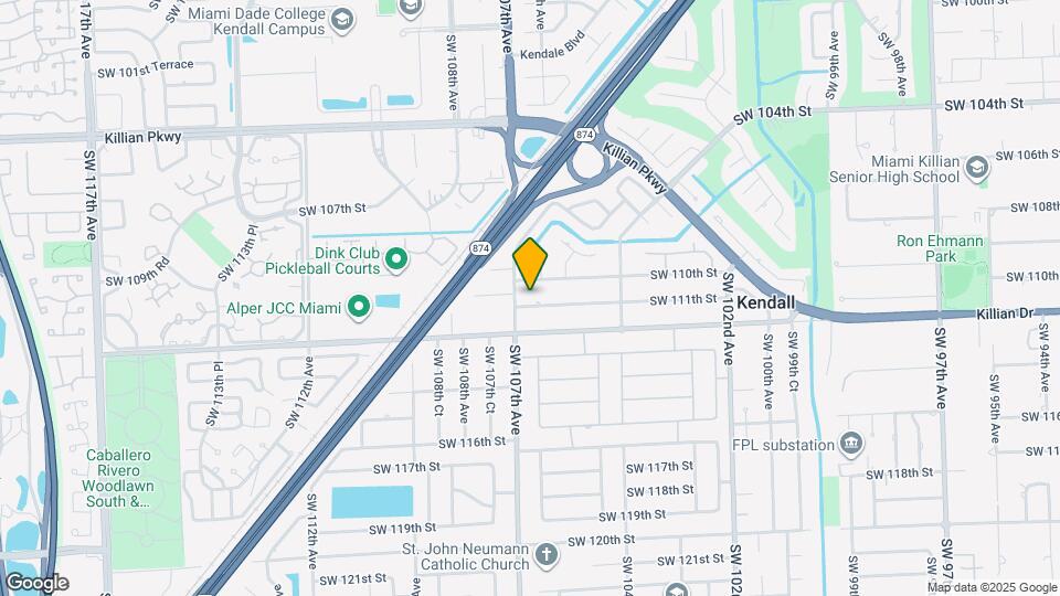 10621 SW 111th St Mapa y Detalles de la Ubicación