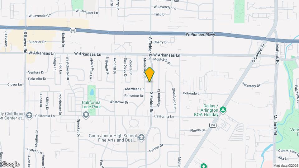 2510 S Fielder Rd Mapa y Detalles de la Ubicación