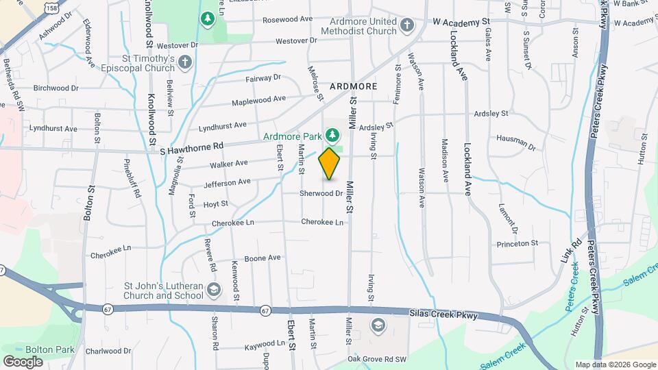 1131 Melrose St Map and Location Details