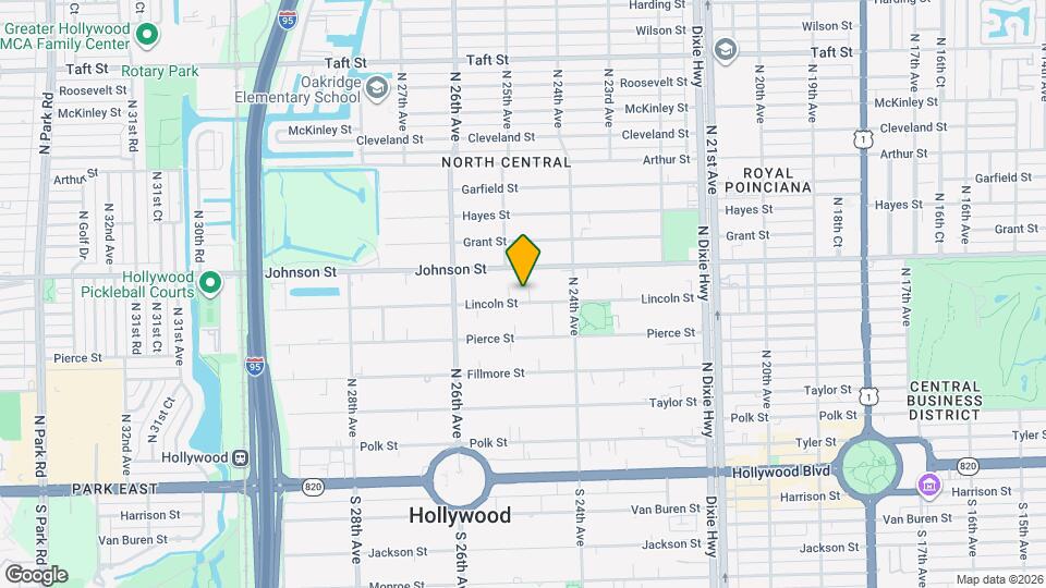 2451 Lincoln St Map and Location Details