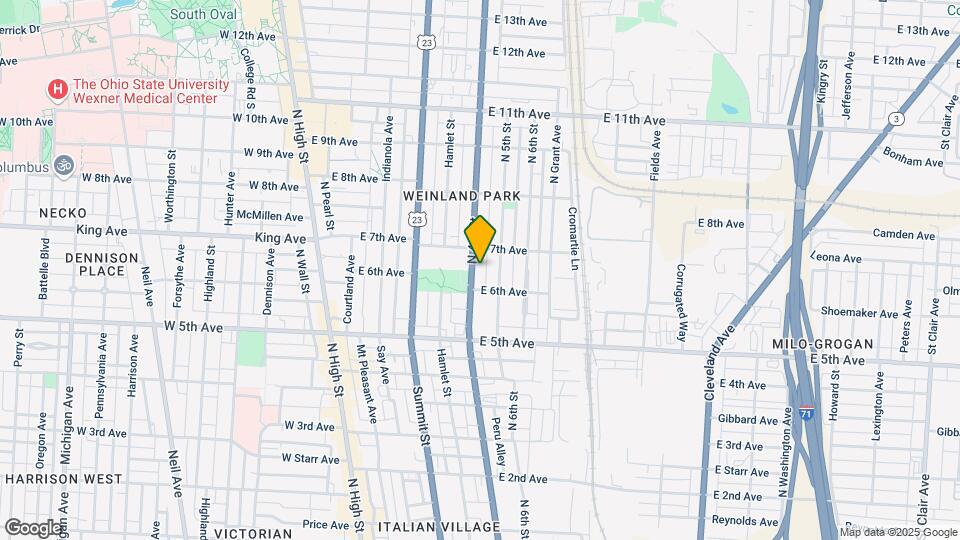 1282 N 4th St Map and Location Details