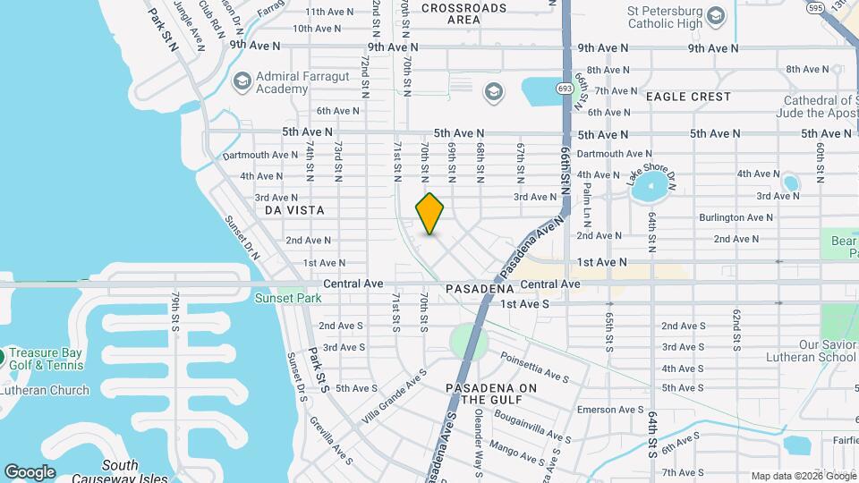 200 Westwood Terrace N Map and Location Details