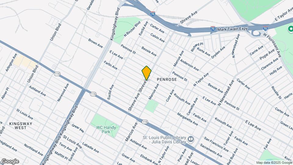 4040 Shreve Ave Map and Location Details