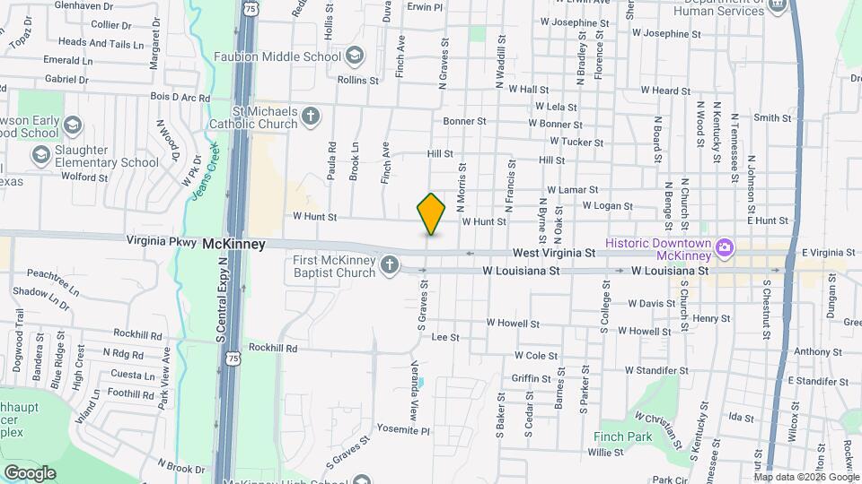 206 N Graves St Map and Location Details