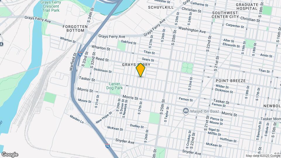 1508 S Etting St Map and Location Details