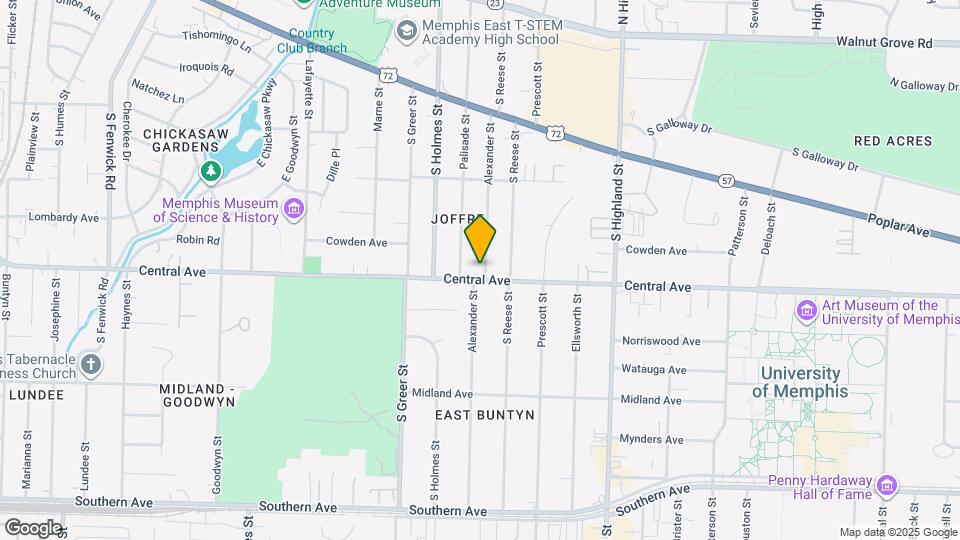 3320 Central Ave Map and Location Details