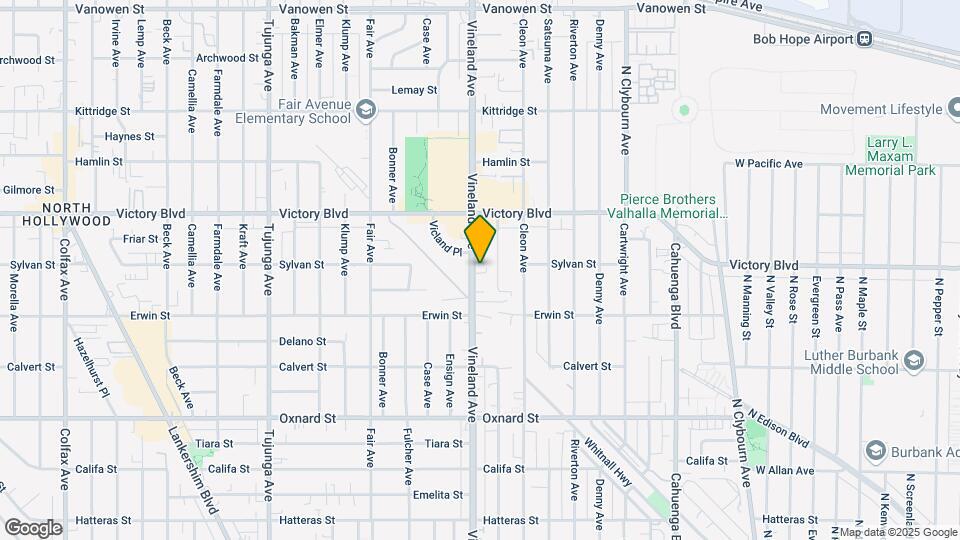 6260 Vineland Ave Mapa y Detalles de la Ubicación