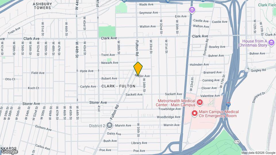 3505 Meyer Ave Map and Location Details