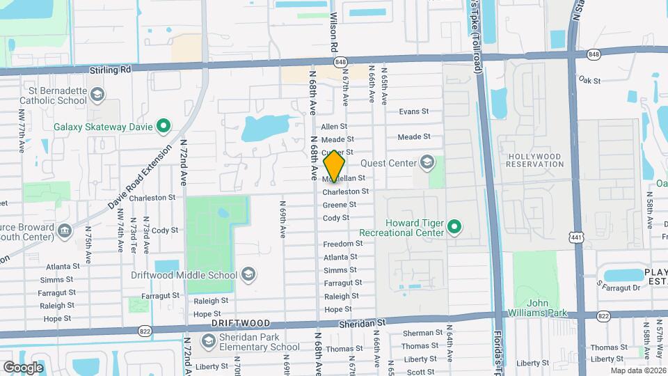 6741 Charleston St Mapa y Detalles de la Ubicación
