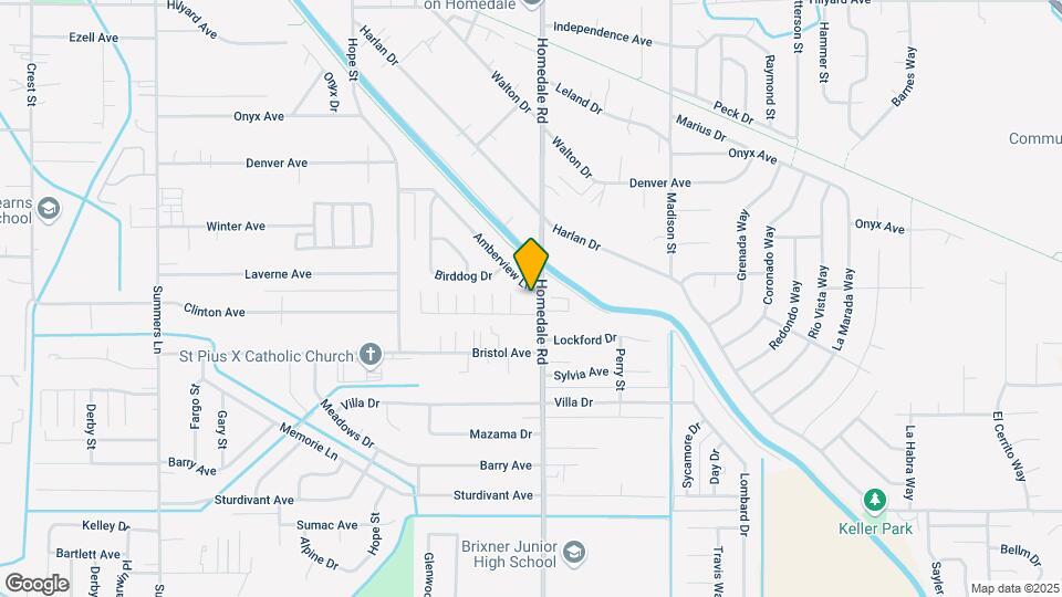 3916 Homedale Rd Map and Location Details