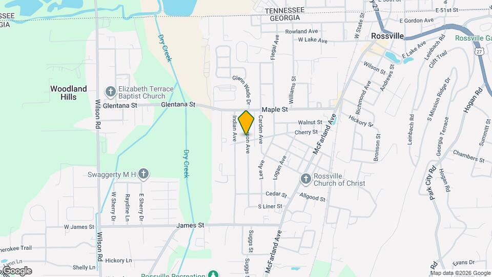 729 Henderson Ave Map and Location Details