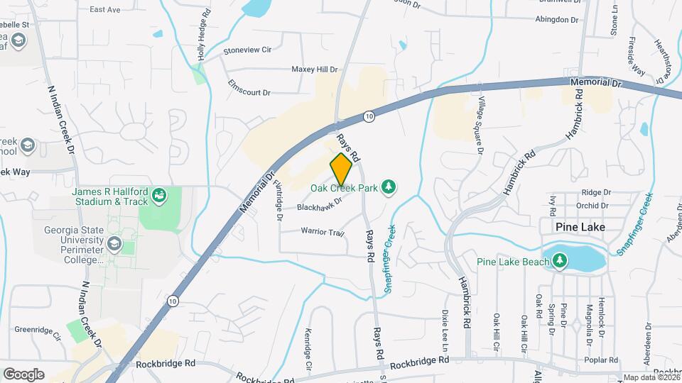 4142 Blackhawk Dr Map and Location Details