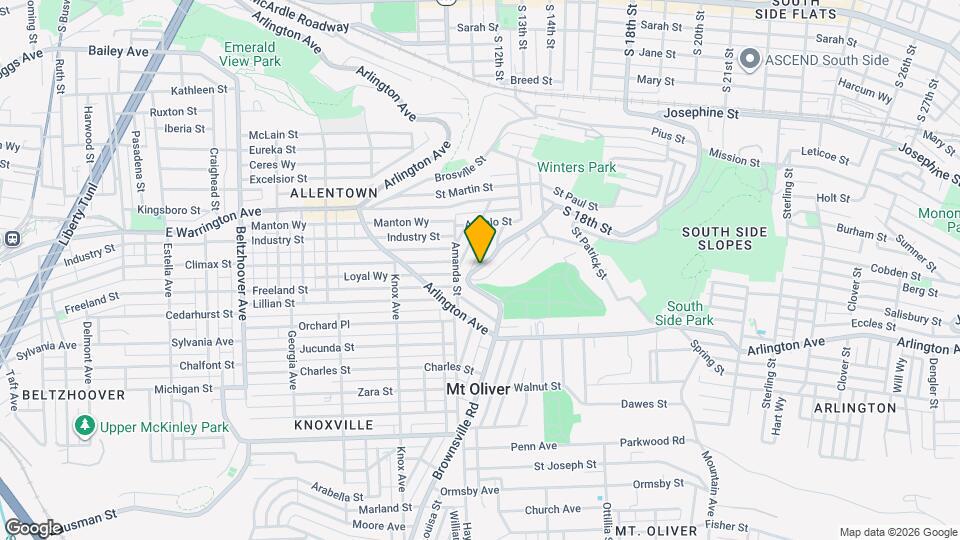 2677 S 18th St Map and Location Details