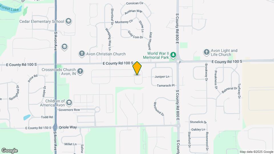 1111 Wessel Ln Map and Location Details