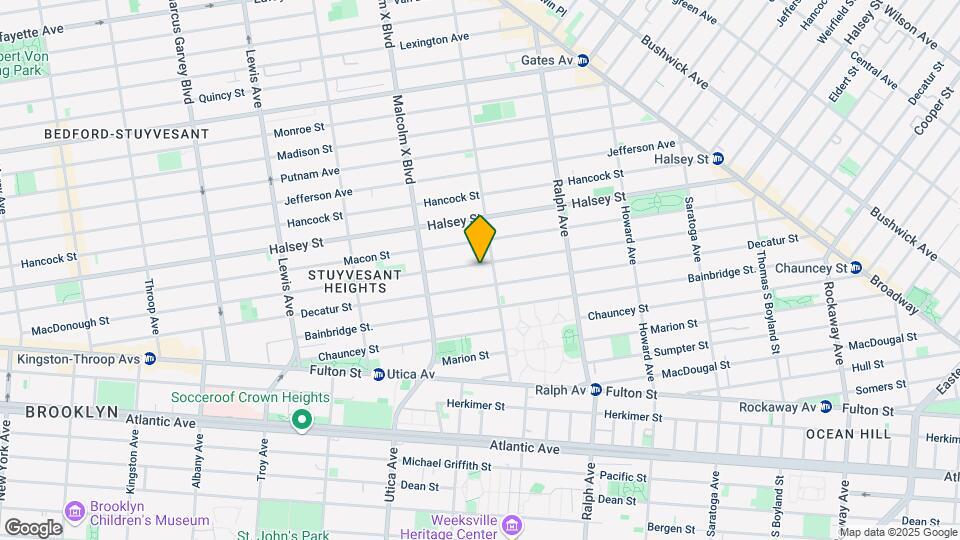 494 MacDonough St Map and Location Details