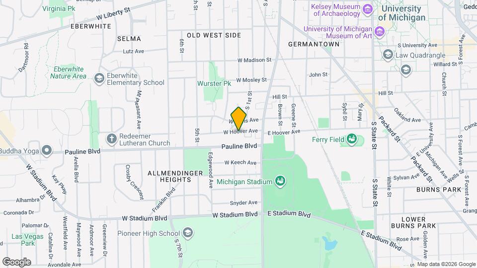 309 W Hoover Ave Mapa y Detalles de la Ubicación