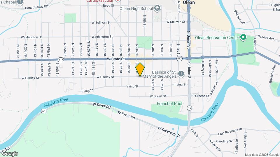 611 W Henley St, Unit Furnished Modern 3 Bedroom Map and Location Details