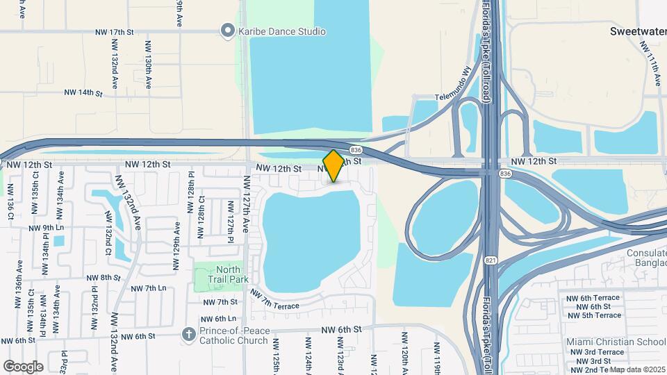 12452 NW 11th Ln Map and Location Details
