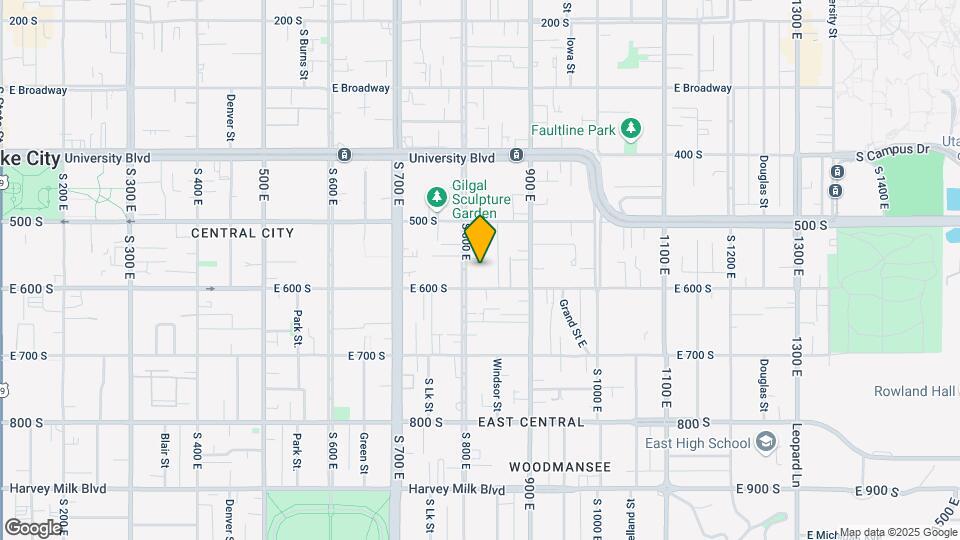 555 S 800 E Map and Location Details