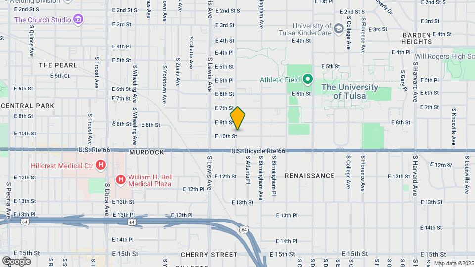 2501-2503 E 10th St Map and Location Details