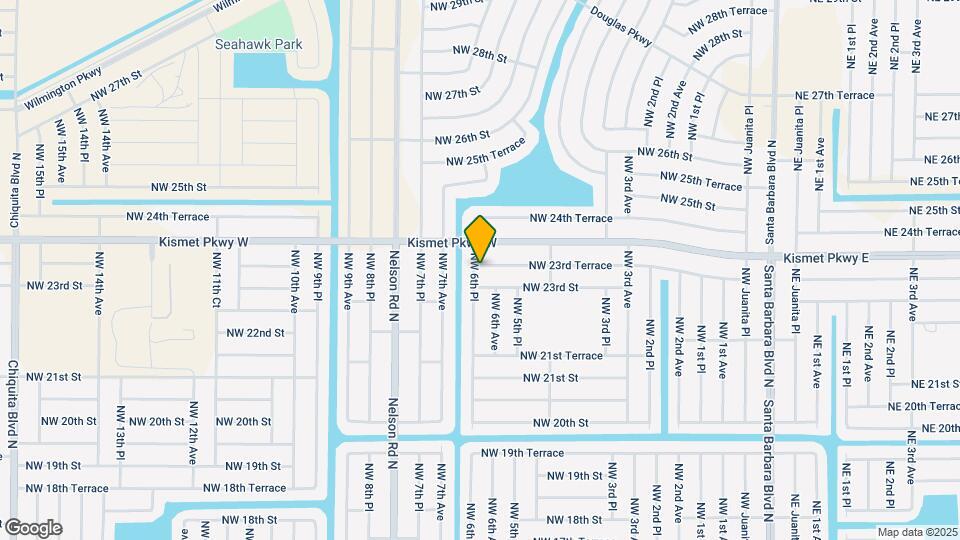 610 NW 23rd Terrace Map and Location Details