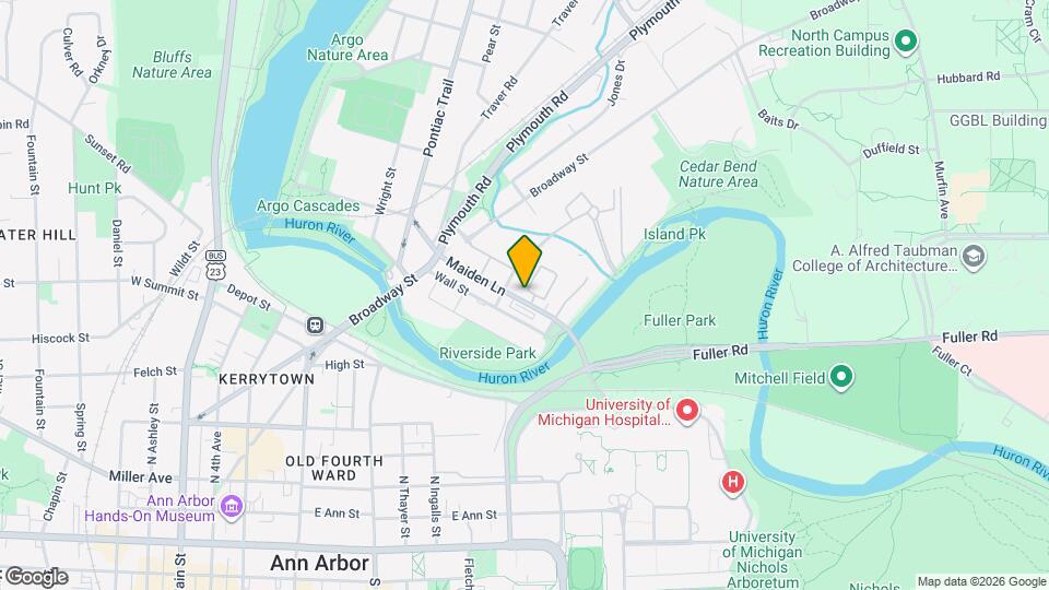 1021 Maiden Ln Map and Location Details