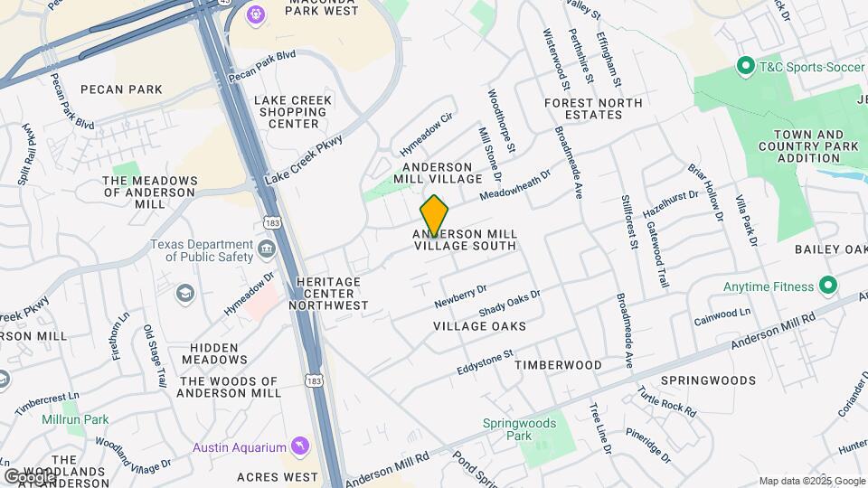 9707 Copper Creek Dr Map and Location Details