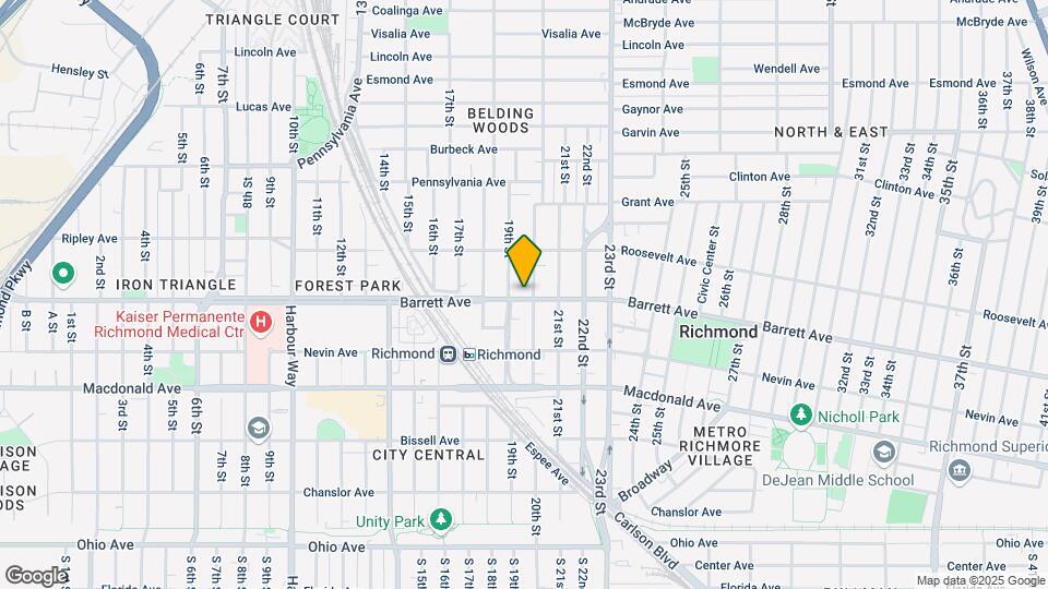 1927 Barrett Ave, Unit 1927 Mapa y Detalles de la Ubicación