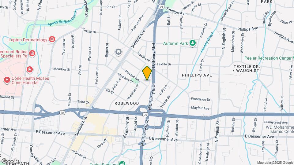 1419 Mayfair Ave Map and Location Details