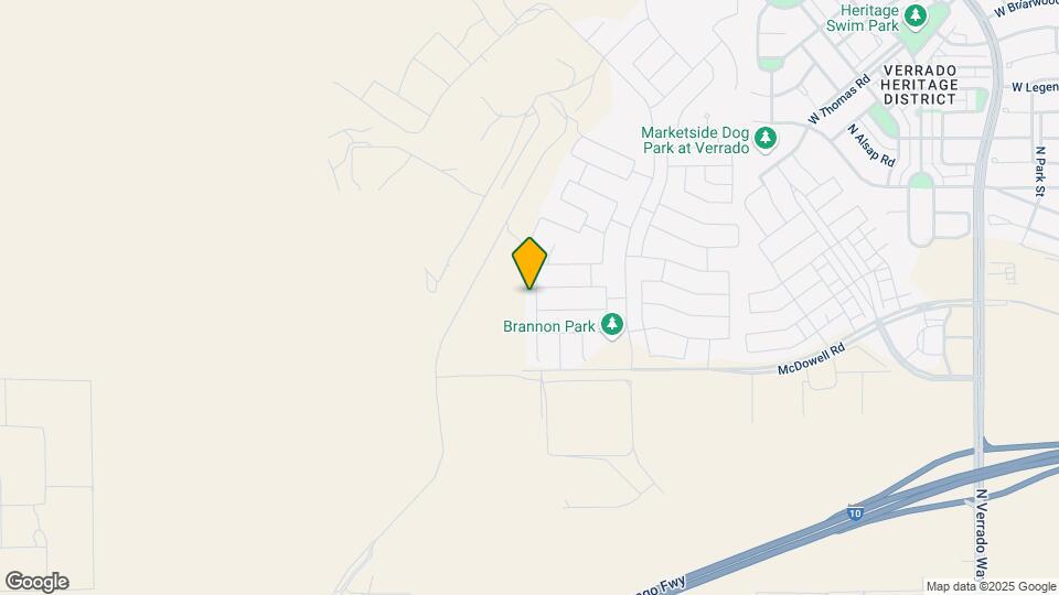 1822 N 214th Ln Mapa y Detalles de la Ubicación