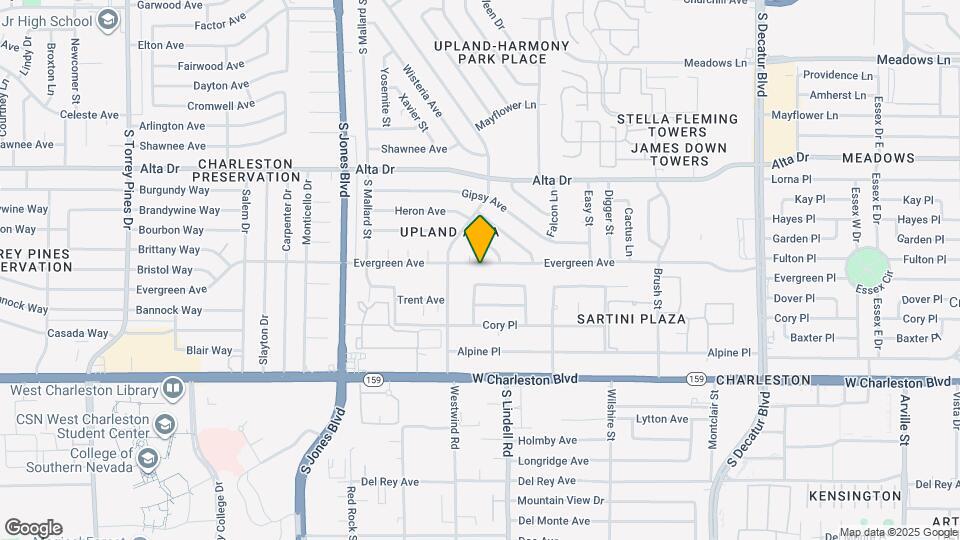 5609 Evergreen Ave Map and Location Details