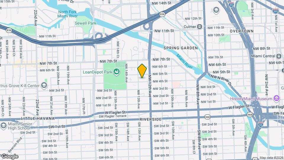 1251 NW 4th St Map and Location Details