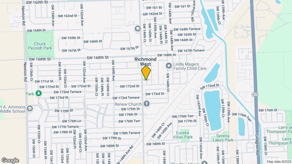 14610 SW 171st Terrace Map and Location Details