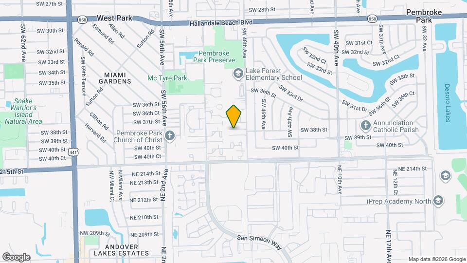 3856 SW 48th Ave Map and Location Details