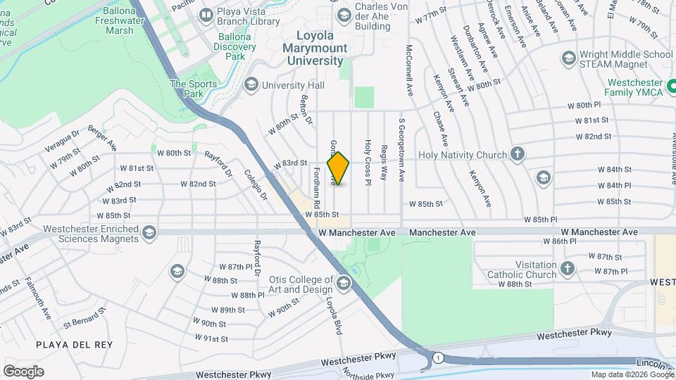 8344 Gonzaga Ave Map and Location Details