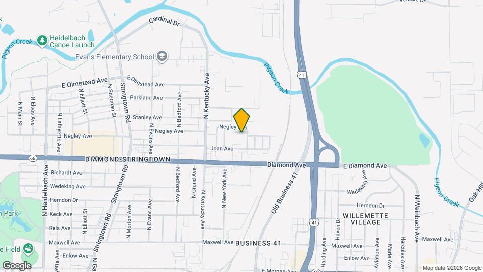 2423-2425 Negley Ct Map and Location Details