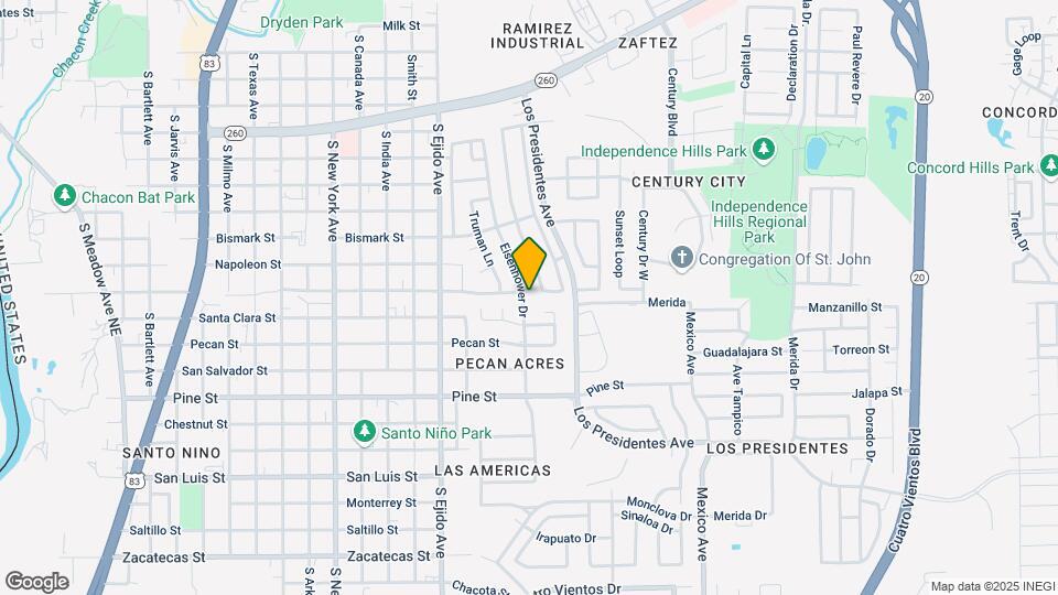 1503 Eisenhower Dr Map and Location Details
