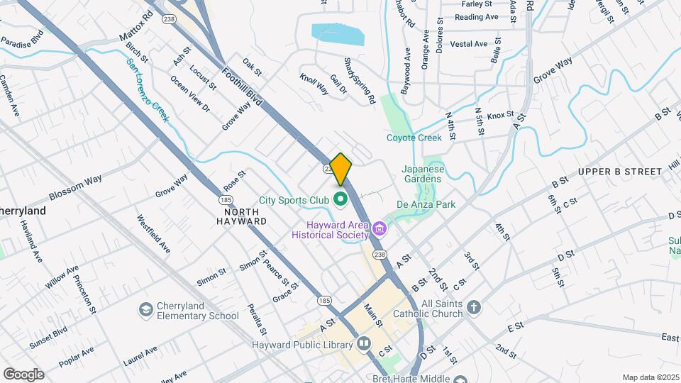 22271 Foothill Blvd Map and Location Details