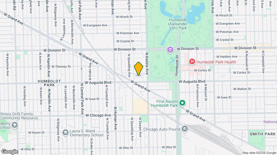 3233 W Cortez St Map and Location Details