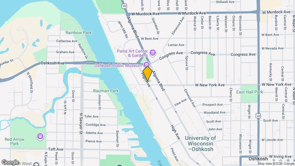 1207 High Ave Map and Location Details